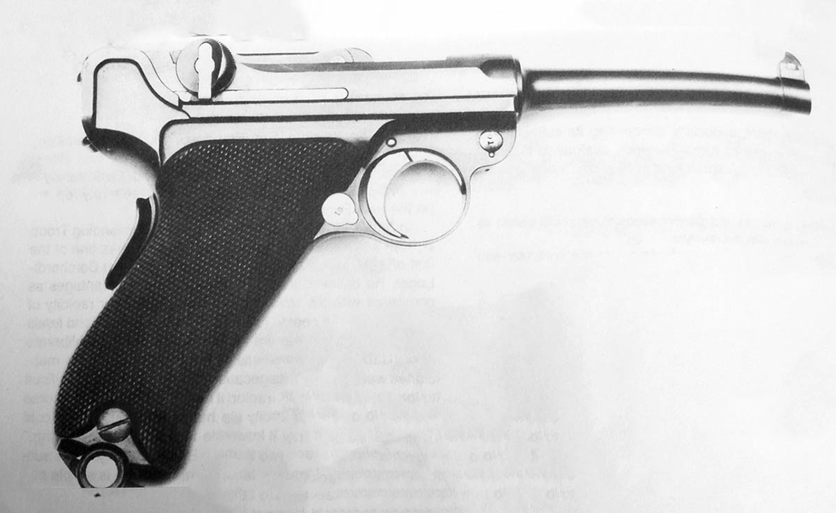 A Luger 1904 chambered for 9mm Parabellum – what most people think of when 9mm Luger is mentioned.